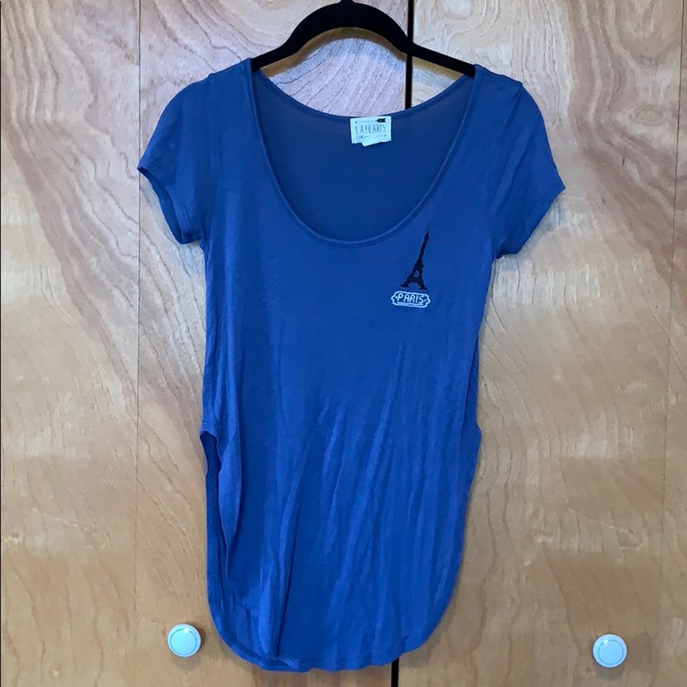 High Slit Paris Tee